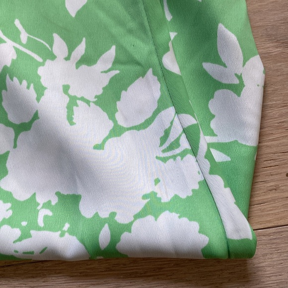 Urban Outfitters Maya Tie Green Floral Slip Mini Dress - Picture 5 of 5